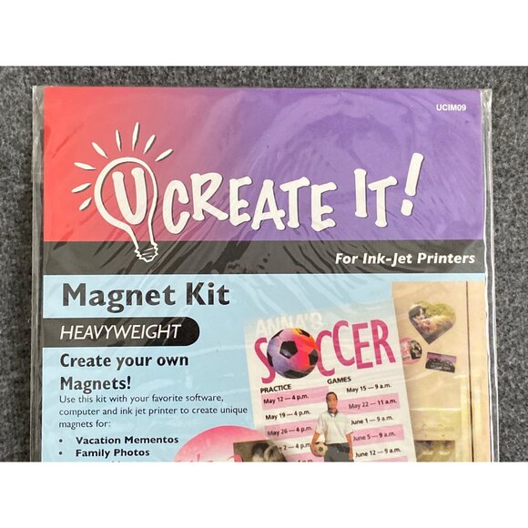 VTG U Create It UCIM09 & Invent It 09212-0 Heavy Weight Sealed Magnet Kit Person - Picture 3 of 16